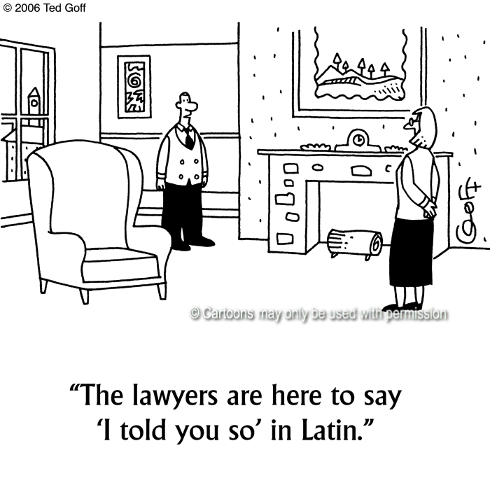 Cartoon about management