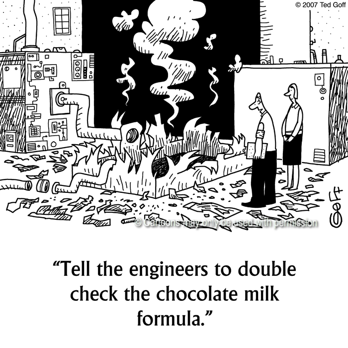 Cartoon about management