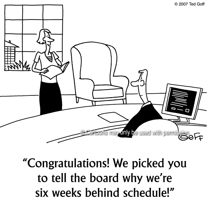 Cartoon about office