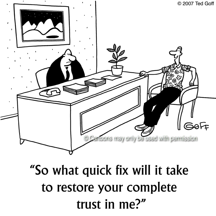 Cartoon about office