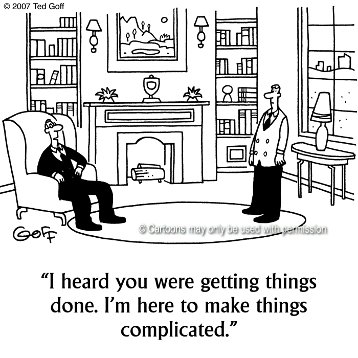 Cartoon about management