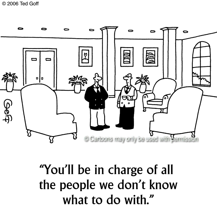 Cartoon about management