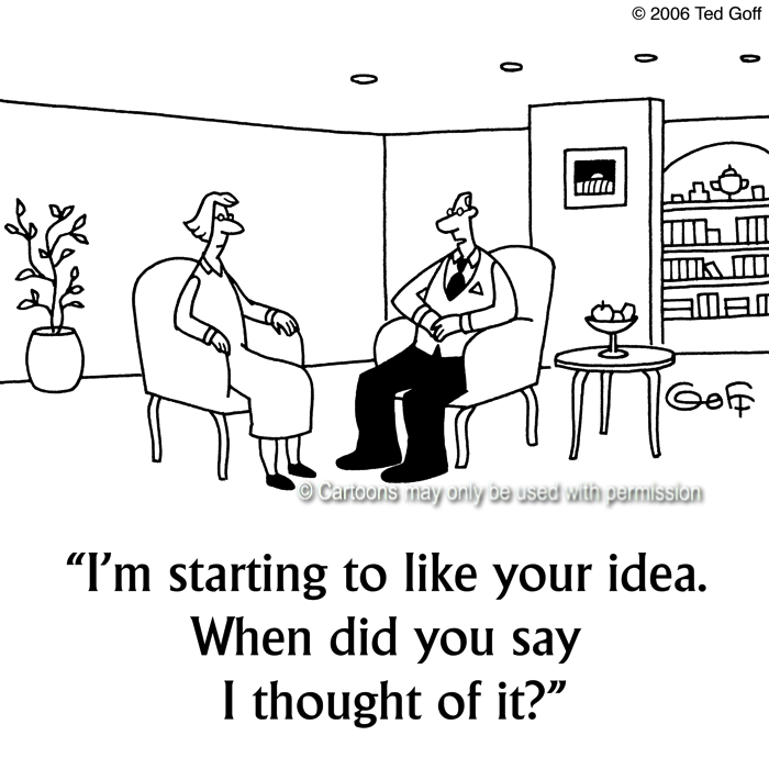 Cartoon about management