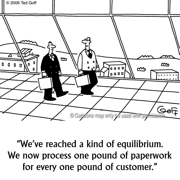 Cartoon about management