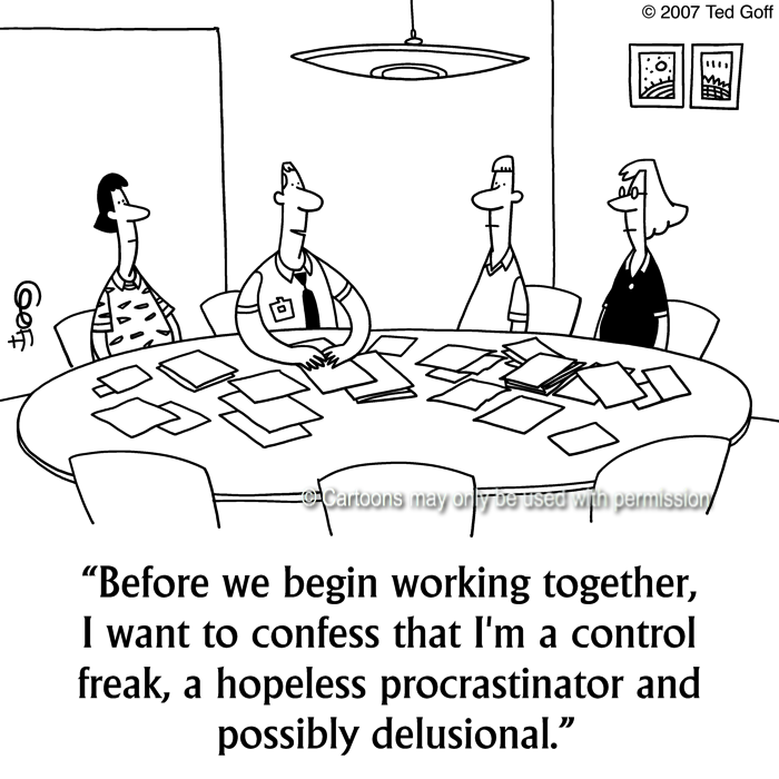 Cartoon about management