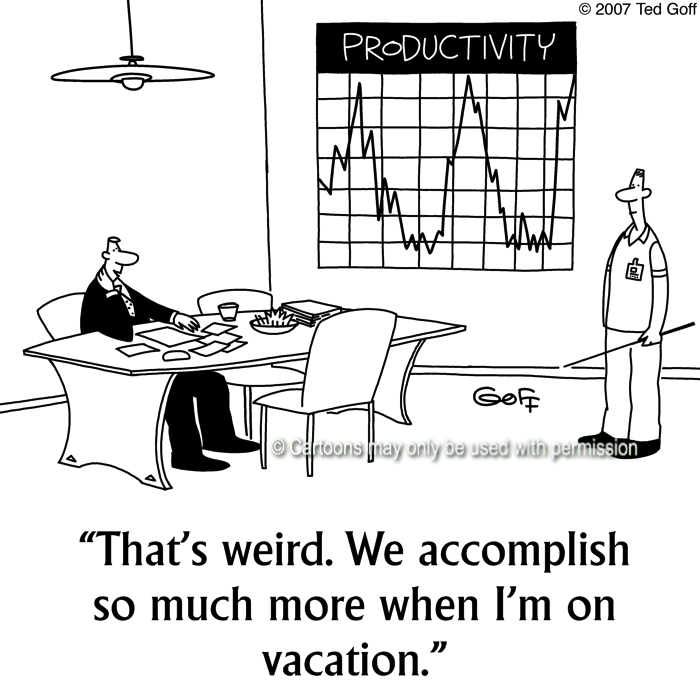 Cartoon about office
