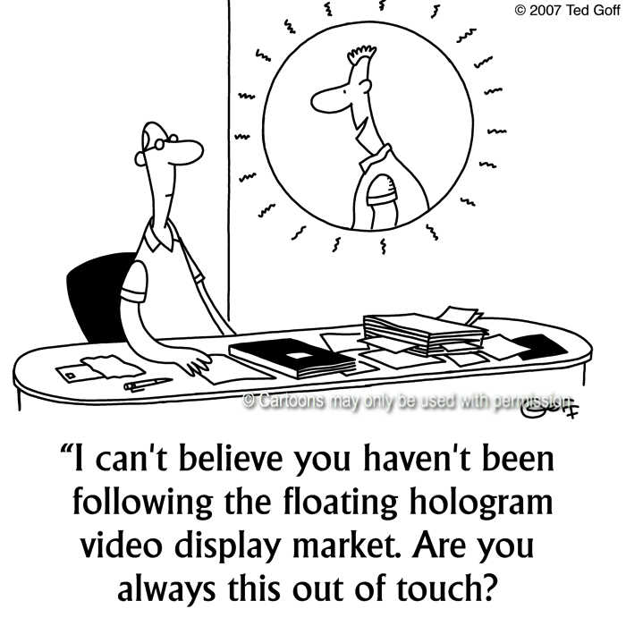 Cartoon about computer