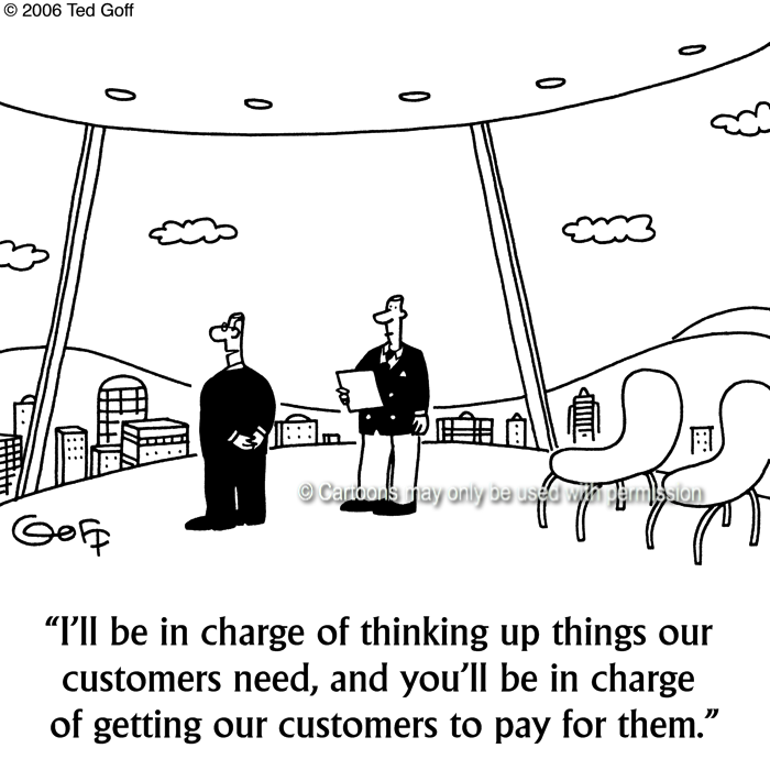 Cartoon about management