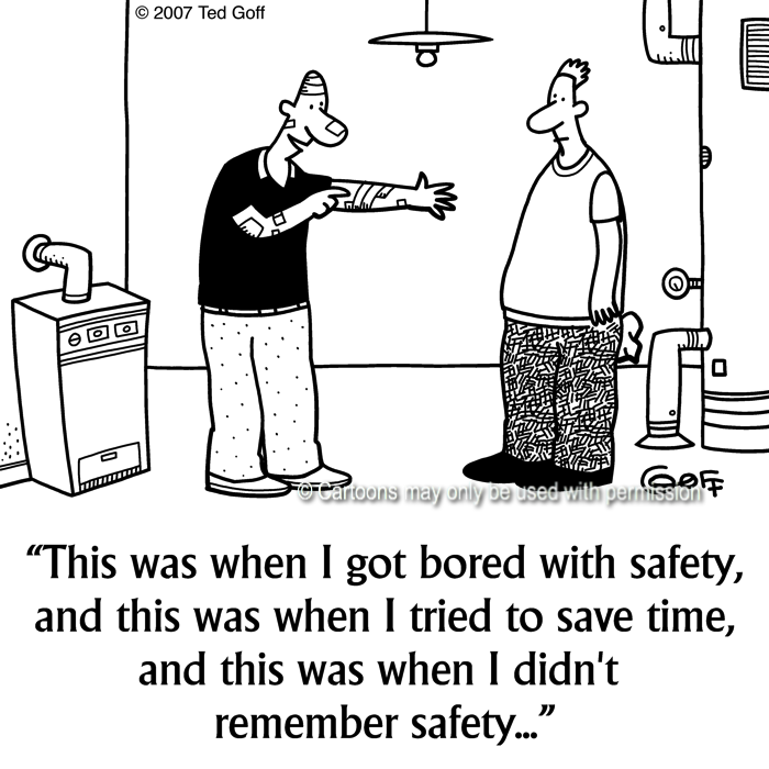 Cartoon about safety