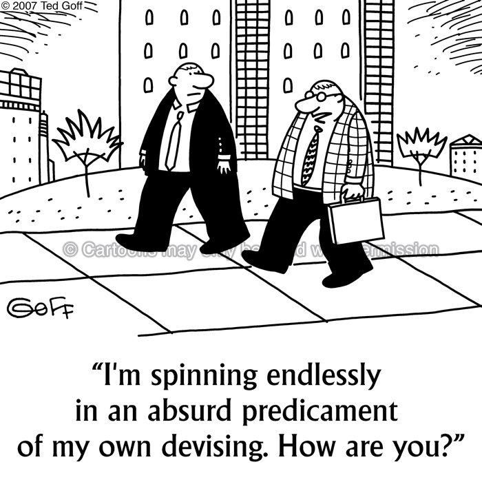 Cartoon about management