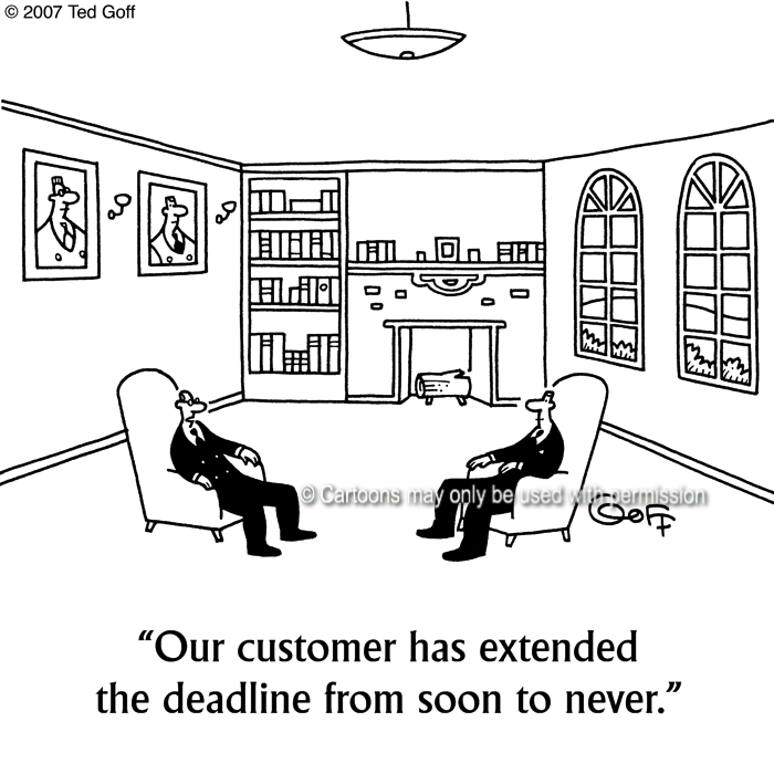 Cartoon about management