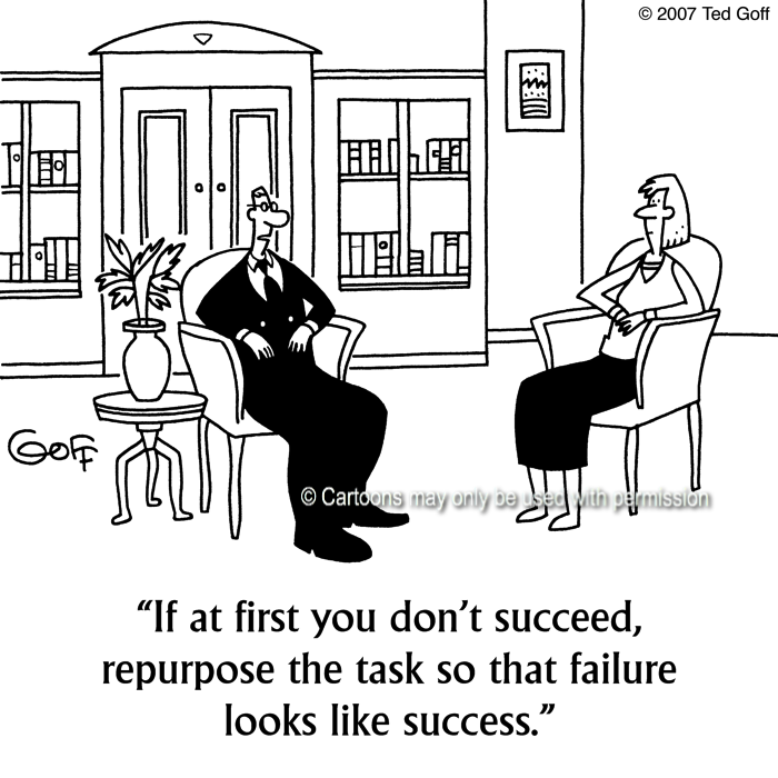Cartoon about management
