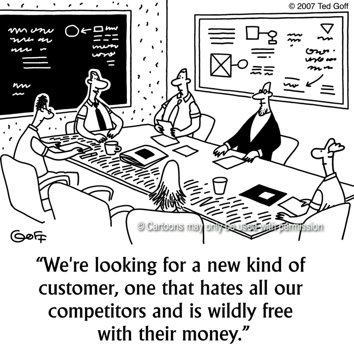 Cartoon about management