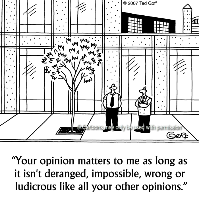 Cartoon about management