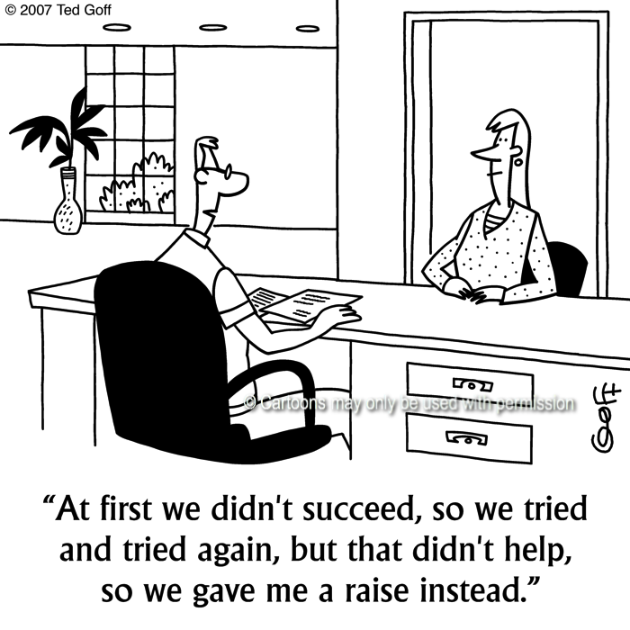 Cartoon about management