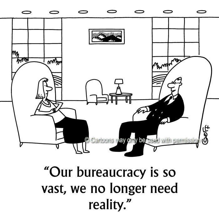 Cartoon about management