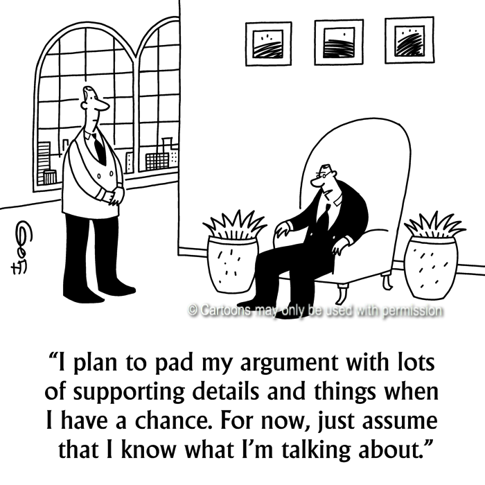 Cartoon about management