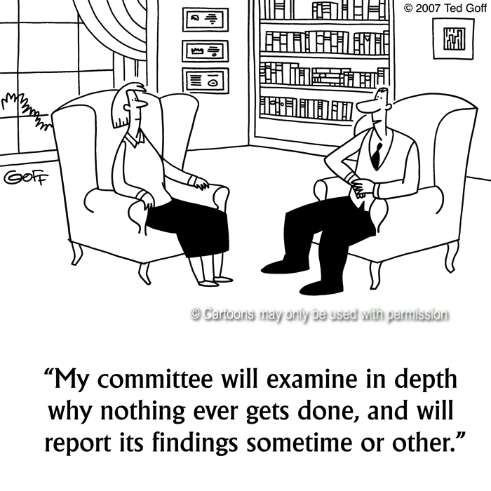 Cartoon about management