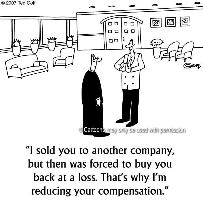 Cartoon about management