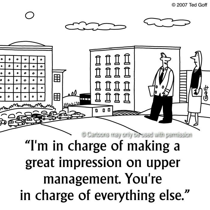Cartoon about management