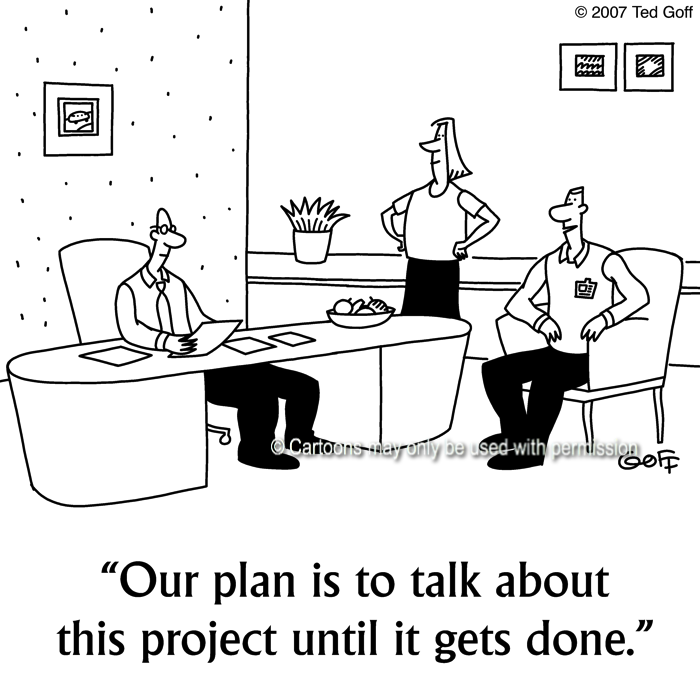 Cartoon about management