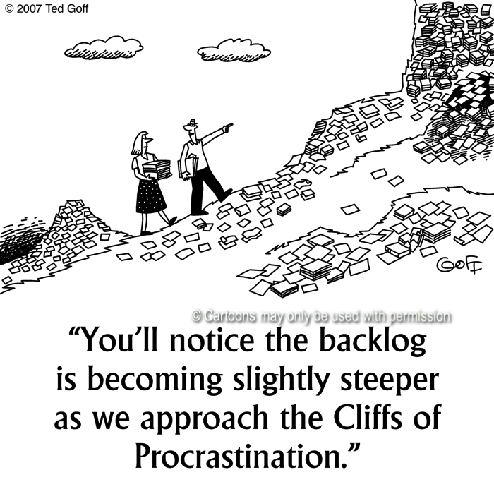 Cartoon about office