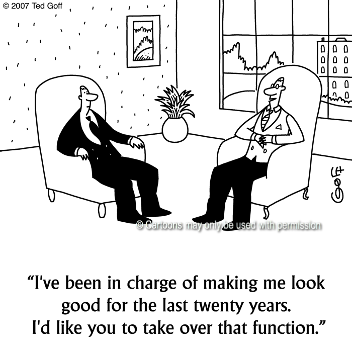 Cartoon about management
