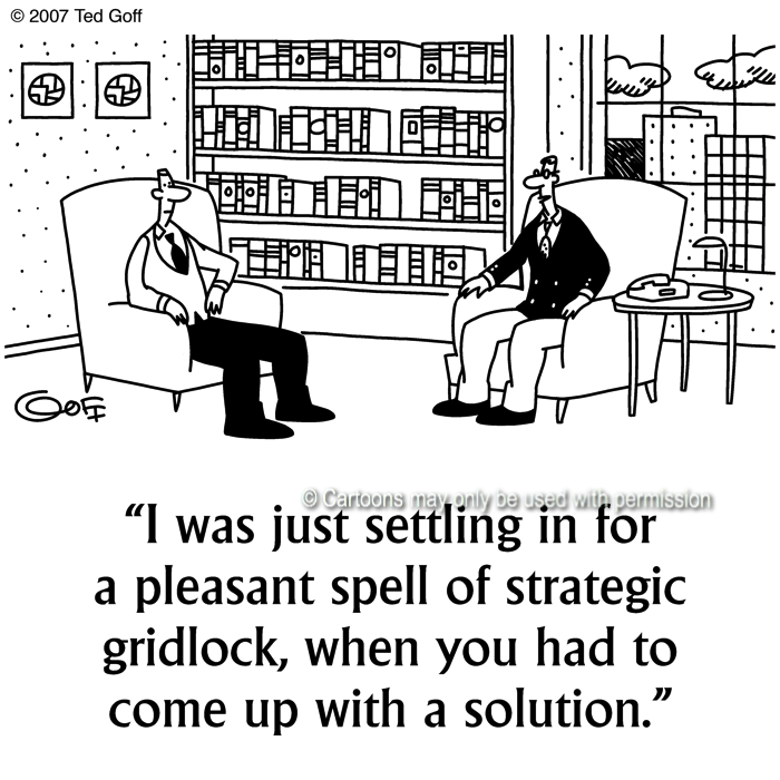 Cartoon about management