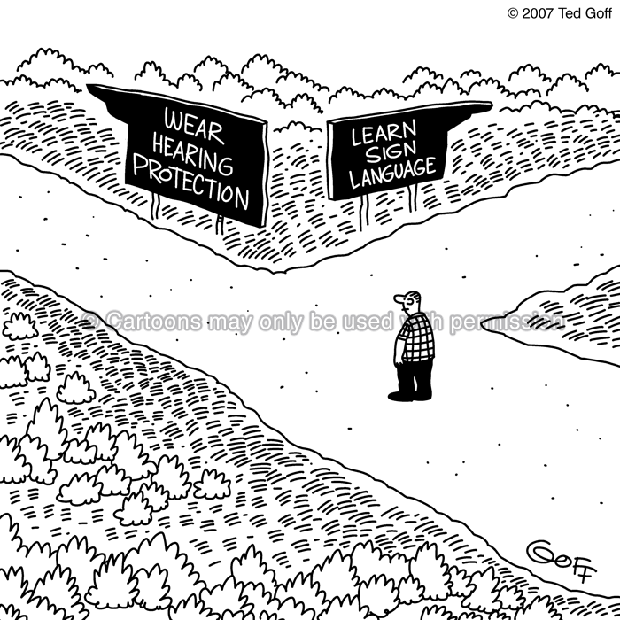 Cartoon about safety