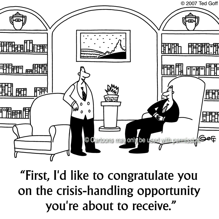 Cartoon about management