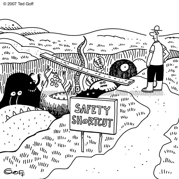 Cartoon about safety