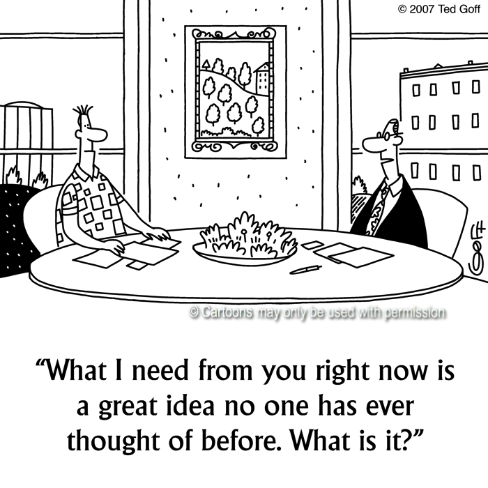 Cartoon about management