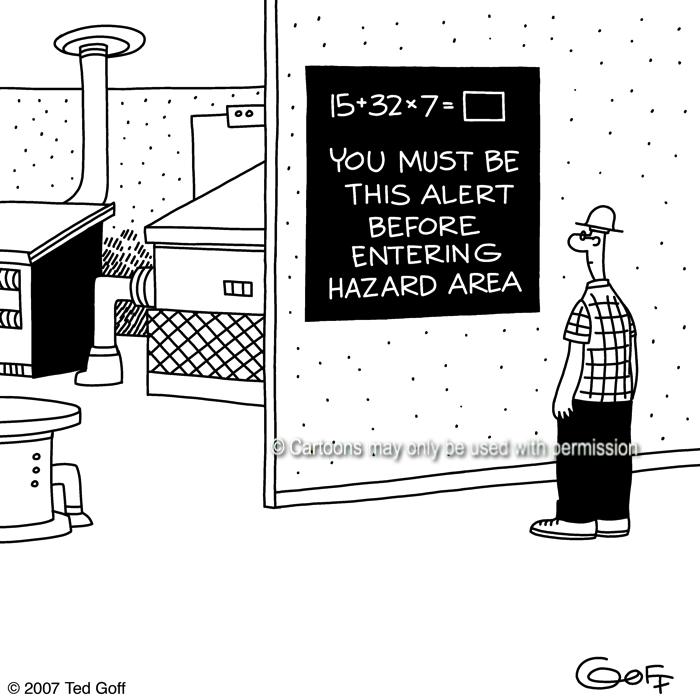 Cartoon about safety