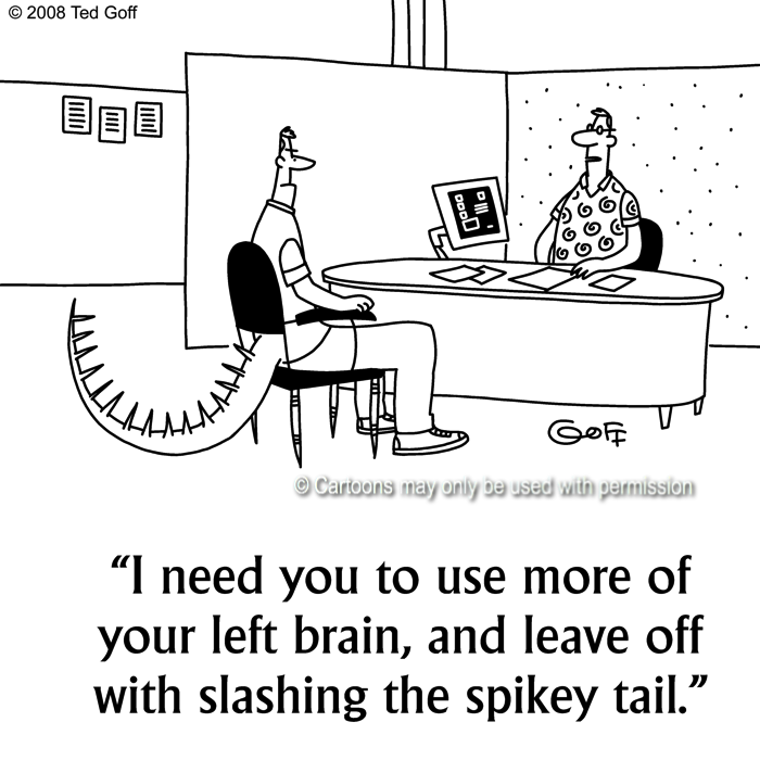Cartoon about management