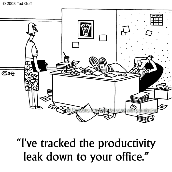 Cartoon about office