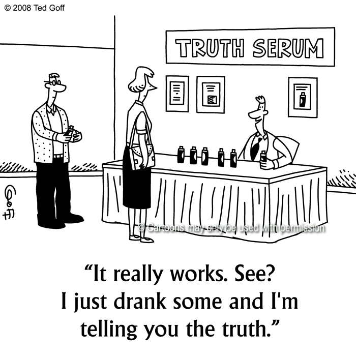 Cartoon about sales