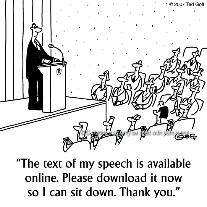 Cartoon about management