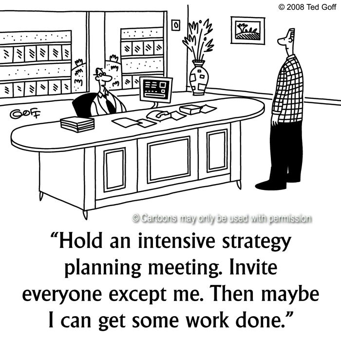 Cartoon about office
