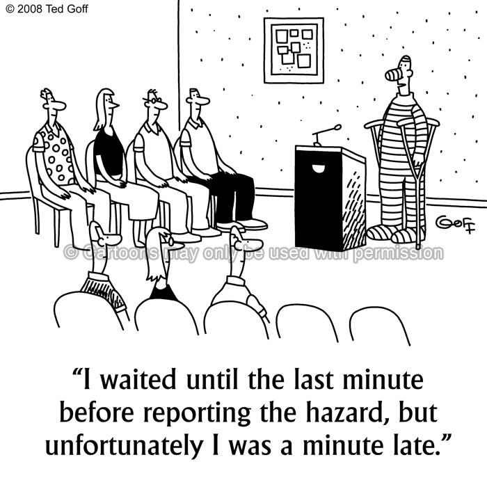 Cartoon about safety
