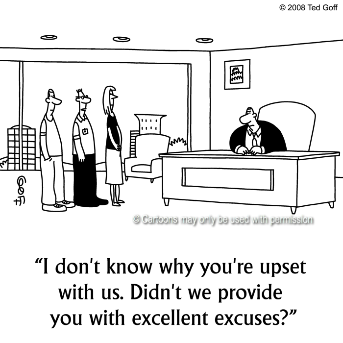 Cartoon about office