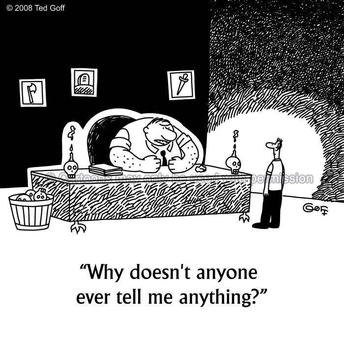 Cartoon about management