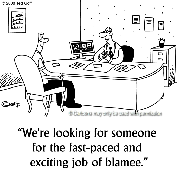 Cartoon about management