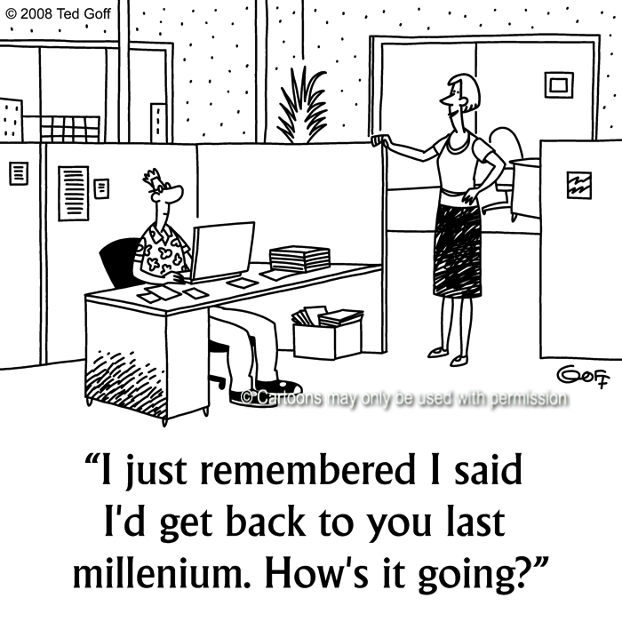 Cartoon about management