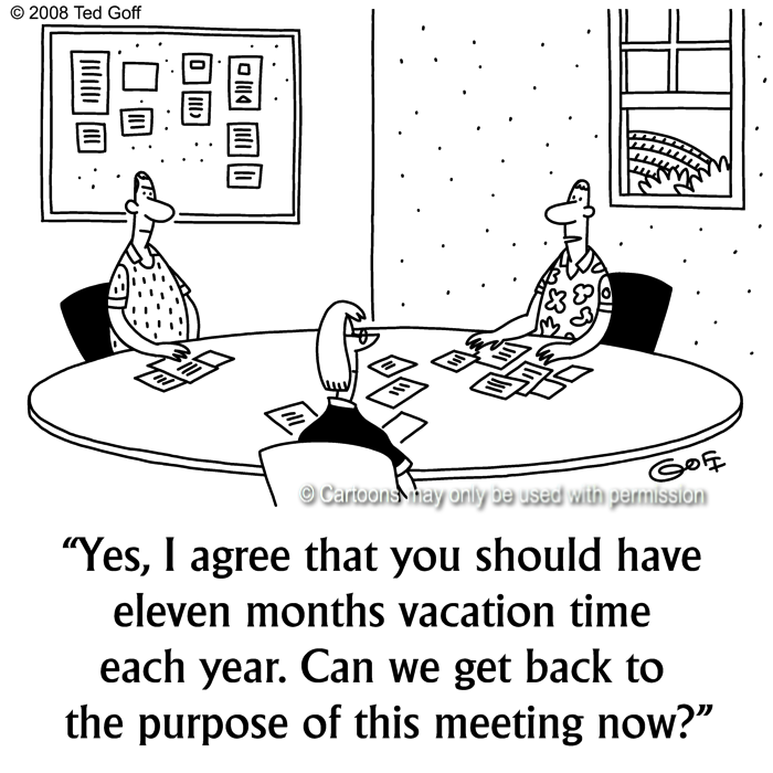 Cartoon about office