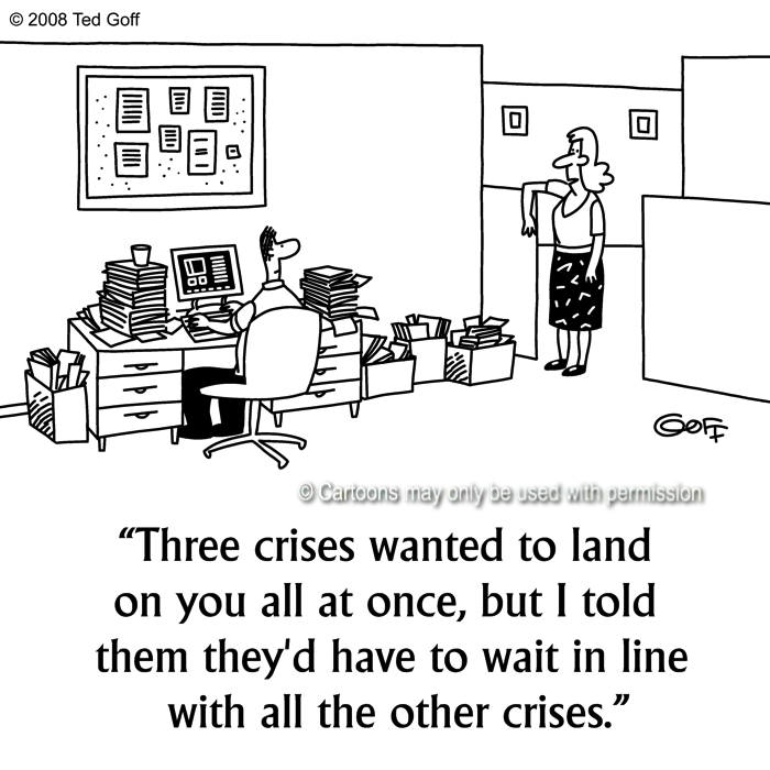 Cartoon about office