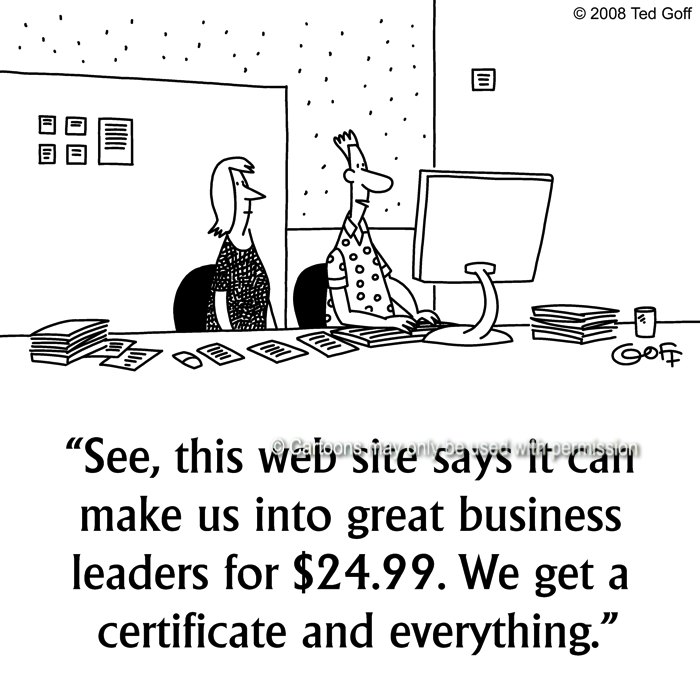 Cartoon about computer