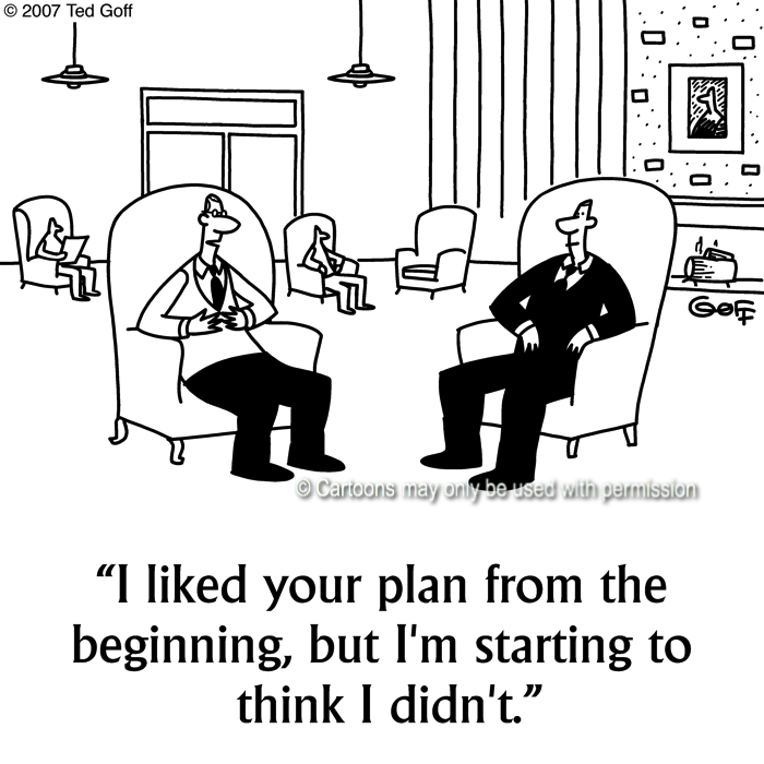 Cartoon about management