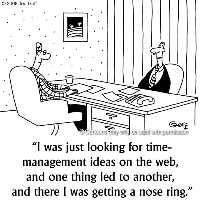 Cartoon about office