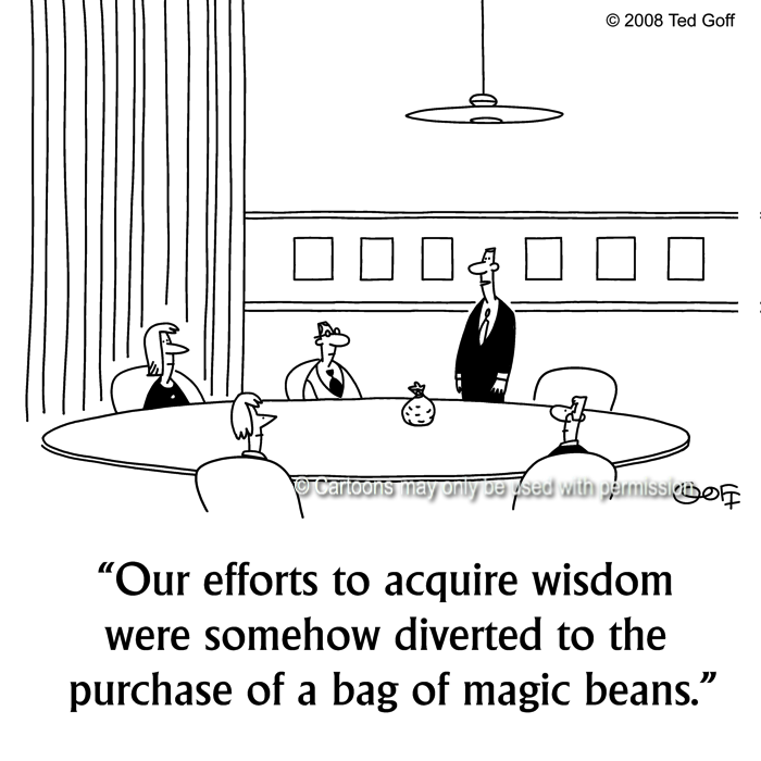 Cartoon about management