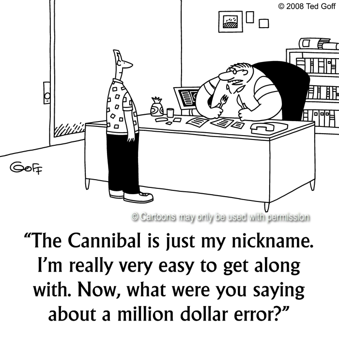 Cartoon about management